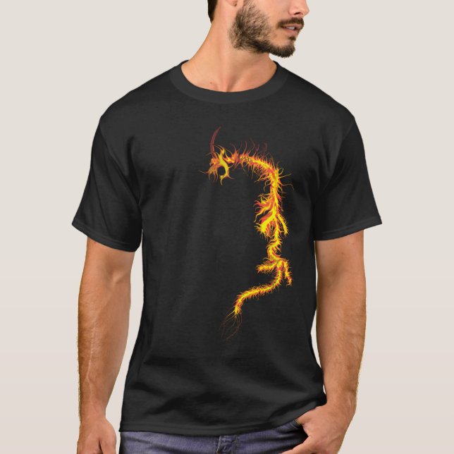 avfyra draken tee shirt (Framsida)