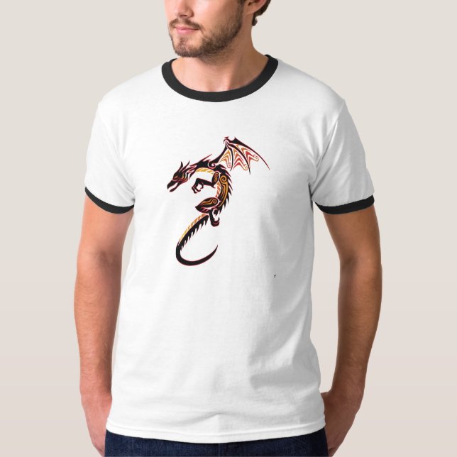 Avfyra draken tee shirt (Framsida)