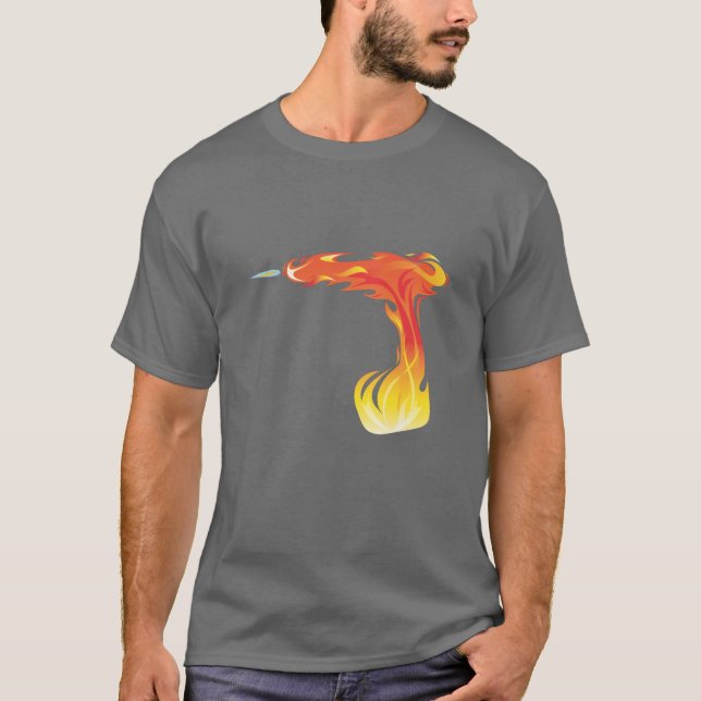 Avfyra drillborren tee shirt (Framsida)