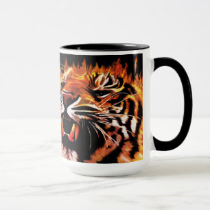 Avfyra driver tigermuggen mugg