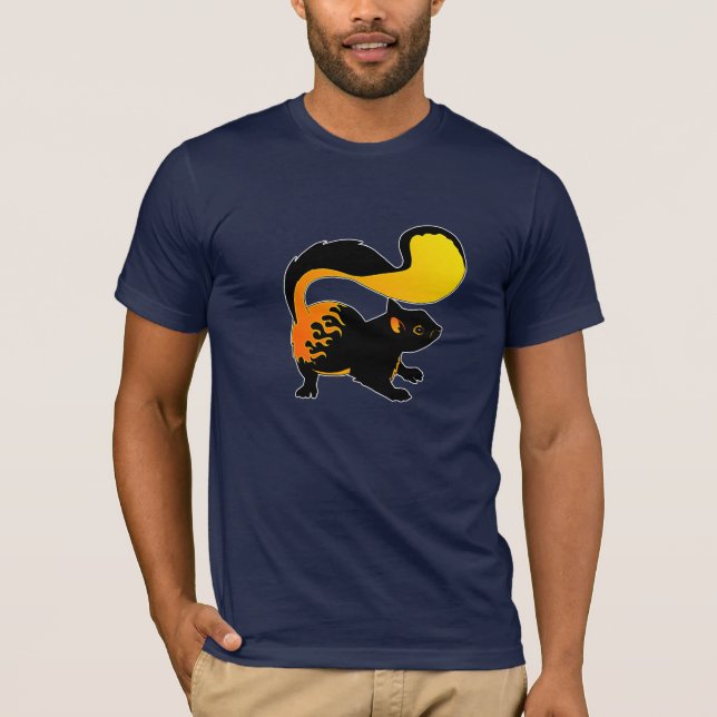 Avfyra ekorren tee (Framsida)