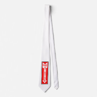 Avfyra eldsläckaretien slips