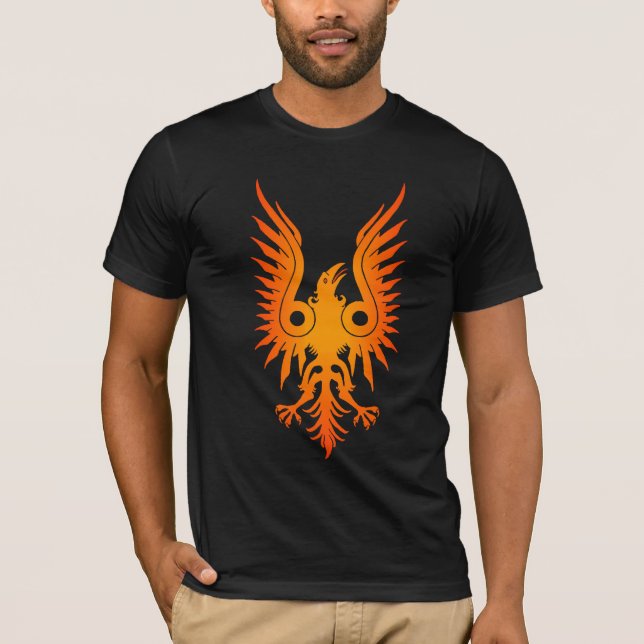 Avfyra fågelskjortan tee shirt (Framsida)