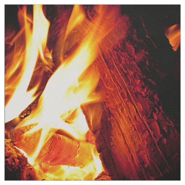 Avfyra flammar tyg (Provkarta)