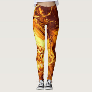 Avfyra Fractalkonst 5-6 avbildar alternativ Leggings