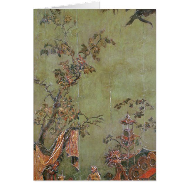 Avfyra från en serie av paneler som visar hälsningskort (Framsidan)