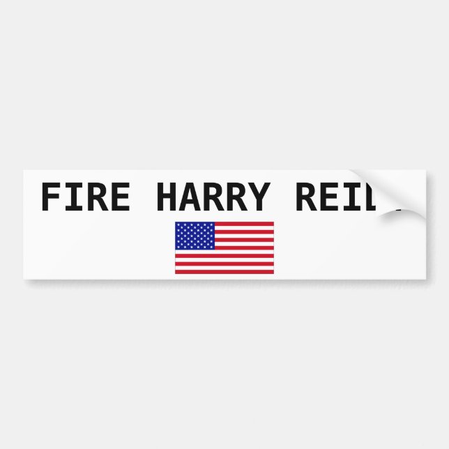 AVFYRA HARRY REID, USA-Flagga-Stort! Bildekal (Framsidan)