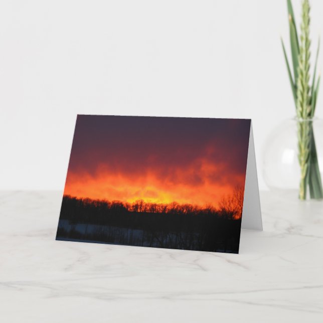 Avfyra himmelhälsningkortet kort (Framsida)