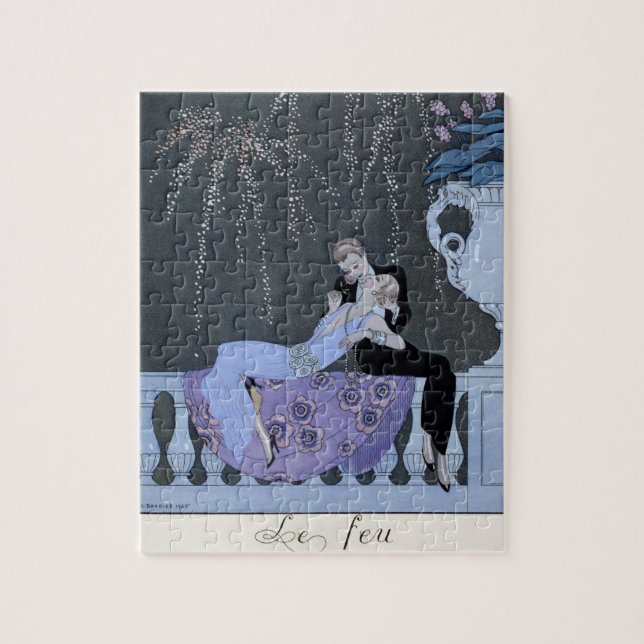 Avfyra, illustration för "Fetes Galantes" vid Pau Pussel (Vertikal)