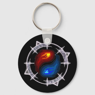 Avfyra, is och hemliga Keychain Nyckelring