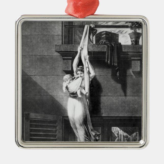 Avfyra Julgransprydnad Metall (Framsidan)