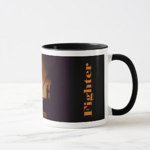 Avfyra kämpemuggen mugg
