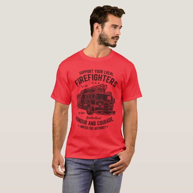 AVFYRA KÄMPEN - AVFYRA LASTBILEN TEE (Hel framsida)