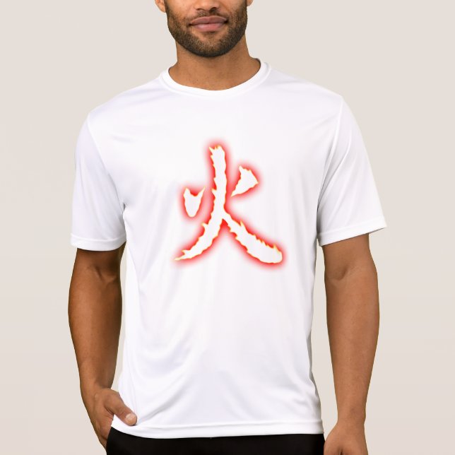 Avfyra Kanjimanar den mikroT-tröja för fiber Tee Shirt (Framsida)