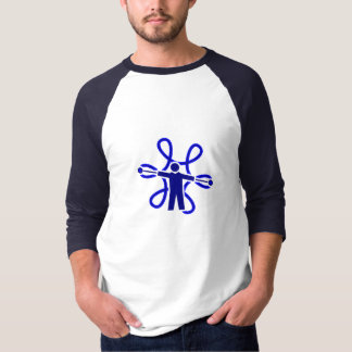 Avfyra kedjar Poi-Spinnerblomman Tee Shirt