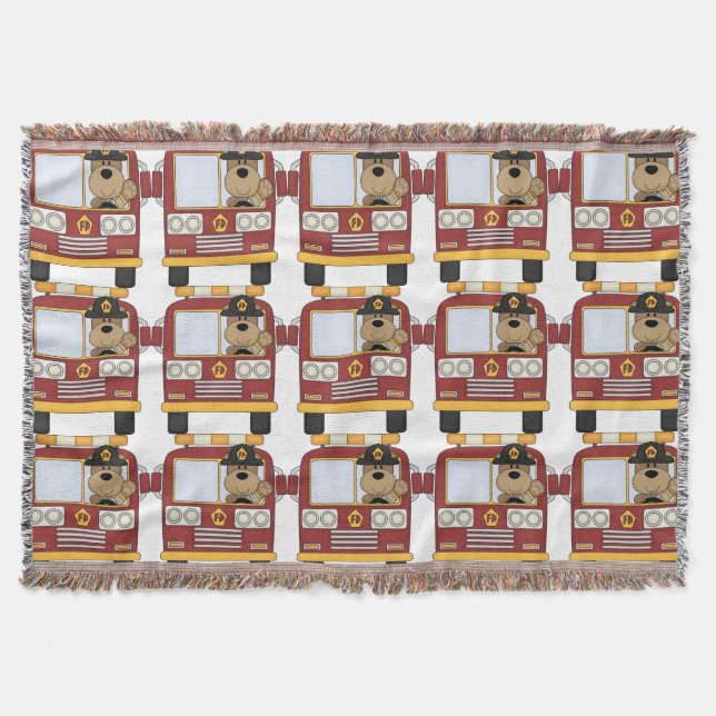 Avfyra lastbilbjörnen mysfilt (Framsidan)