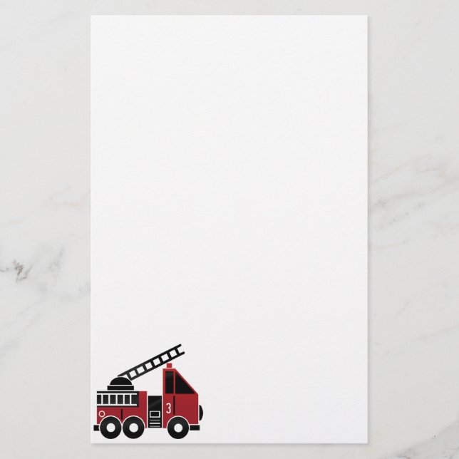 Avfyra lastbilbrevpapper brevpapper (Framsida)