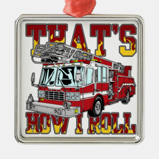 Avfyra lastbilen, hur jag rullar julgransprydnad metall