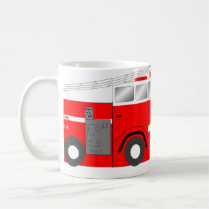 Avfyra lastbilen kaffemugg
