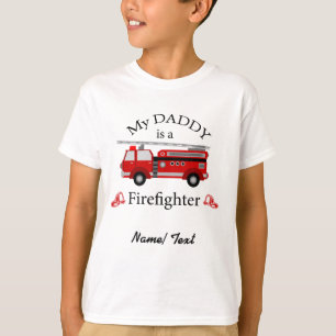 Avfyra lastbilen - min pappa är en BRANDMAN T-shirt