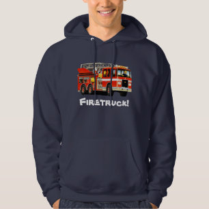 Avfyra lastbilen sweatshirt med luva