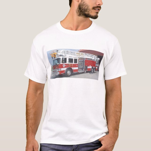 avfyra lastbilen tee shirt (Framsida)