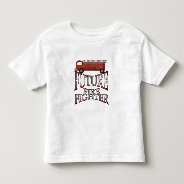 Avfyra motorframtidsbrandmannen tee shirt (Framsida)