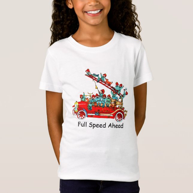 Avfyra motorlastbilT-tröja Tee Shirt (Framsida)