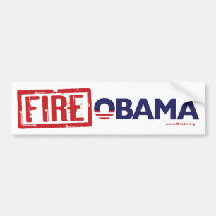 Avfyra Obama Bildekal