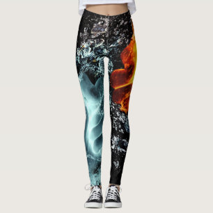 Avfyra och bevattna leggings