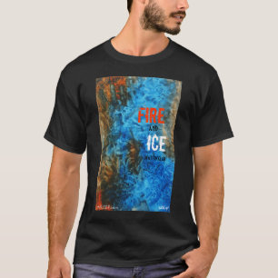 "Avfyra och is" vattenfärgt-skjortan vid unASLEEP T-shirt