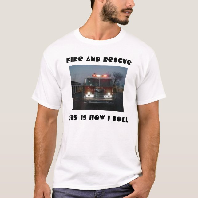 Avfyra och rädda T-tröja T Shirt (Framsida)