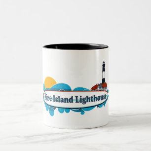 Avfyra ölighthouse.en Två-Tonad mugg