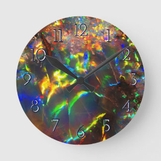 Avfyra opalen rund klocka