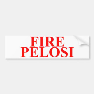 Avfyra Pelosi Bildekal