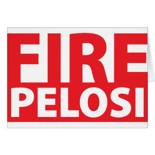 Avfyra Pelosi Hälsningskort