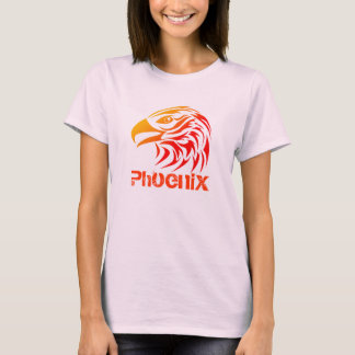 Avfyra Phoenix (F, med text, färgalternativ) Tee