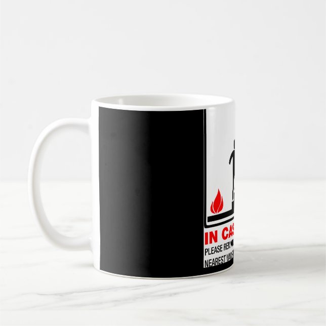 Avfyra säkerhetsmuggen kaffemugg (Vänster)