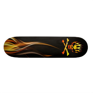 Avfyra skallen skateboard bräda 19,5 cm