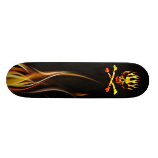 Avfyra skallen skateboard bräda 19,5 cm