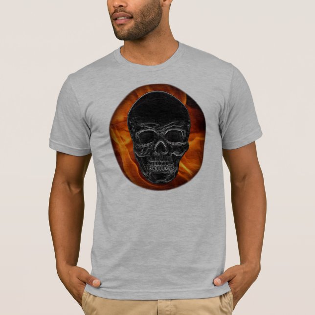 Avfyra skallen tee shirt (Framsida)