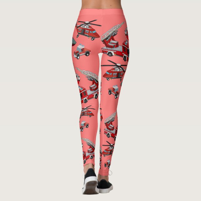 Avfyra Squaddamasker | Baby4Life | gullig ABDL Leggings (Baksida)