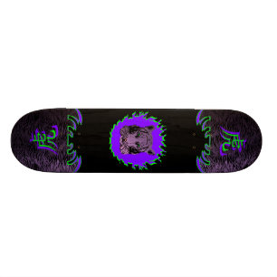 Avfyra tigerlilaskateboarden skateboard bräda 19,5 cm