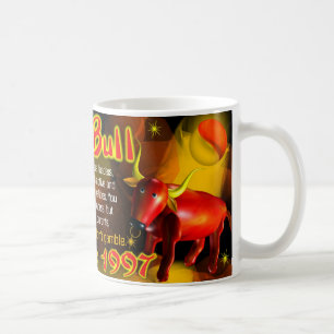 Avfyra tjuren född 1937, 1997 kaffemugg