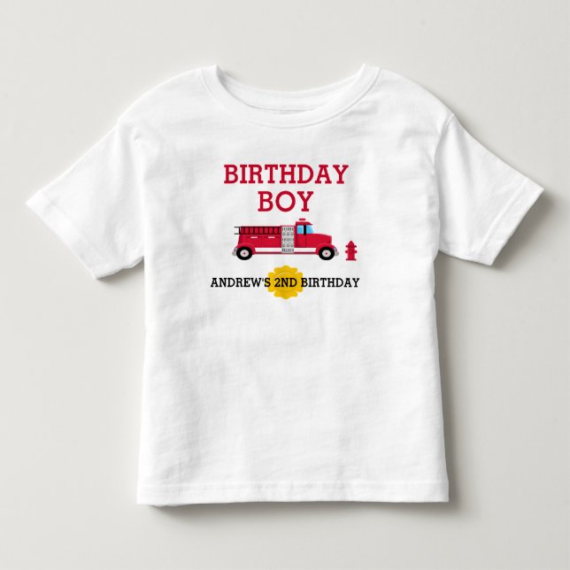 Avfyra ungen för småbarn för t-shirt (Framsida)
