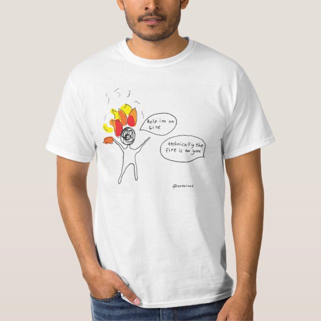 avfyra utslagsplatsen t-shirt (Framsida)