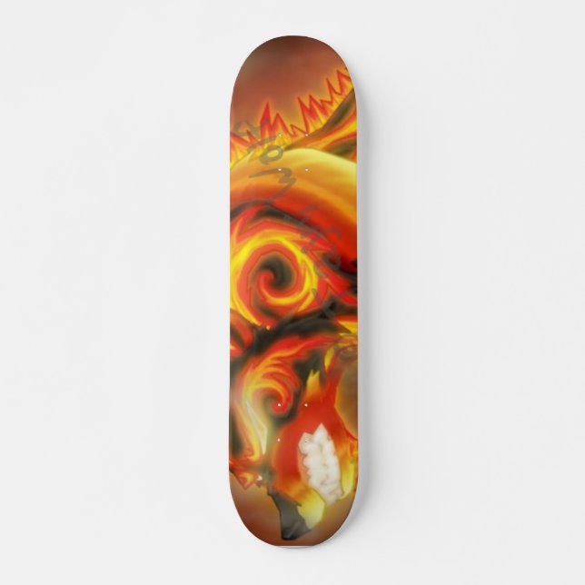 Avfyra vargen Skatebord Skateboard Bräda 21,5 Cm (Framsida)