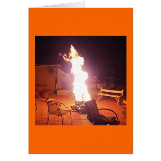 Avfyragudinnan Hälsningskort (Framsidan)