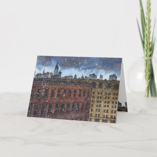 "Avfyrar blinkljus av" julkortet Helgkort