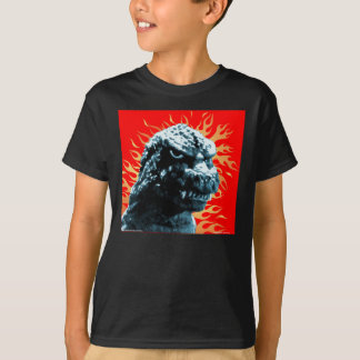 'Avfyrar den jätte- ödlan på Tee Shirt